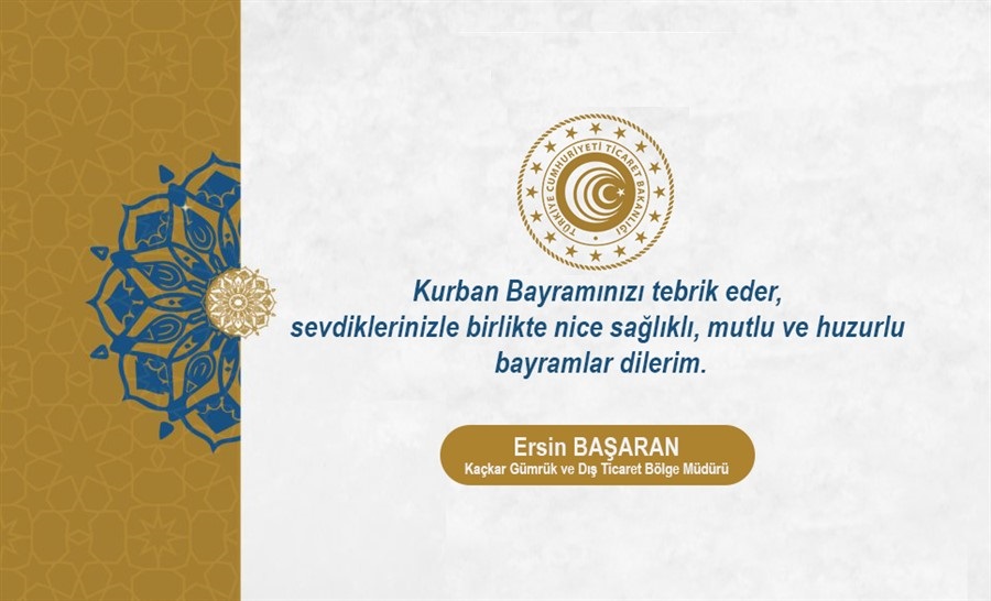 Kurban Bayramı Mesajı